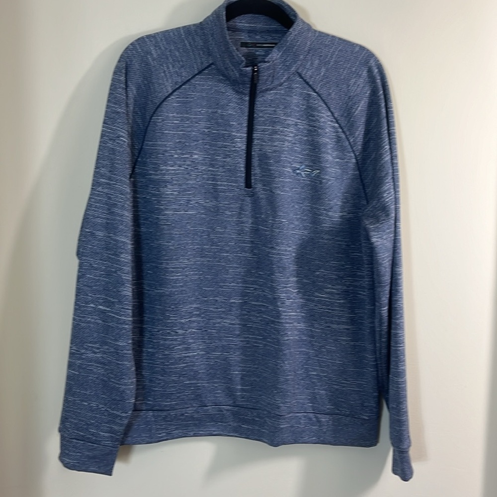 Greg Norman 1/2 Zipper Golf Performance Pullover Jacket - Picture 3 of 9